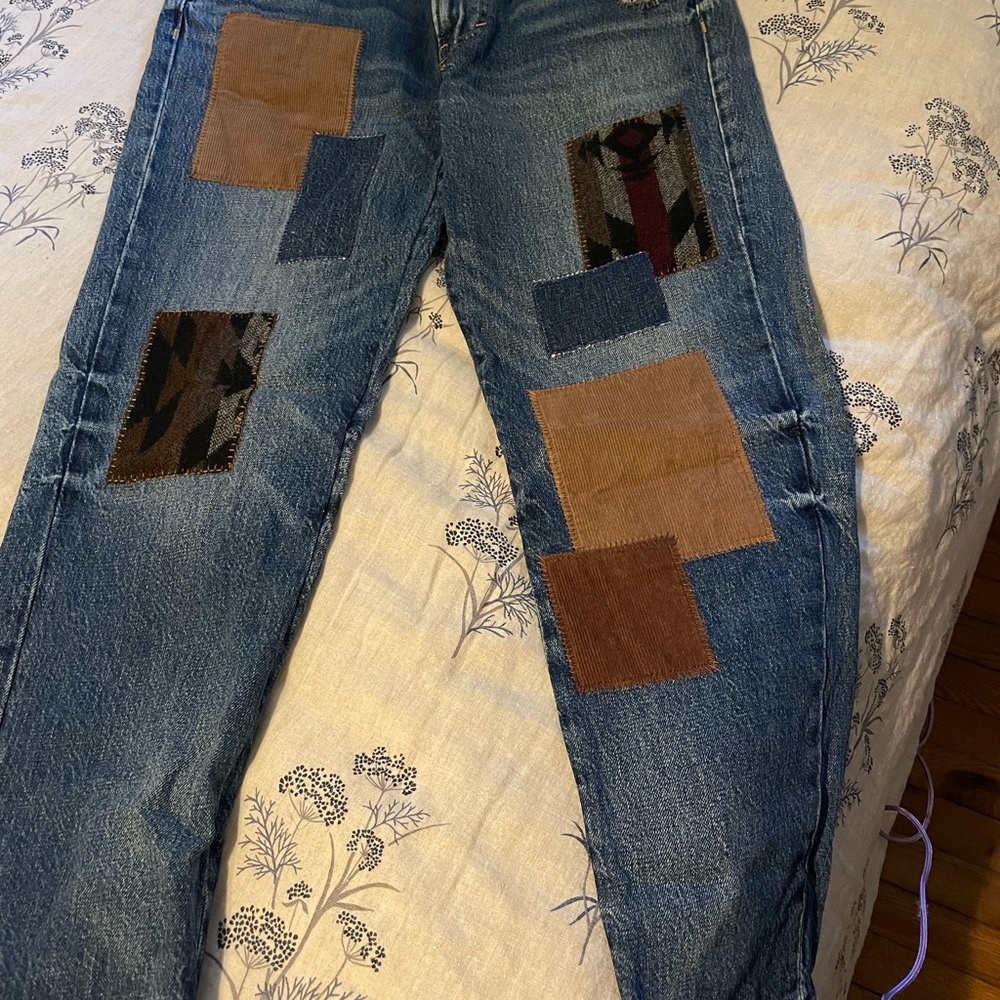 Lucky Brand Patchwork Denim Jeans